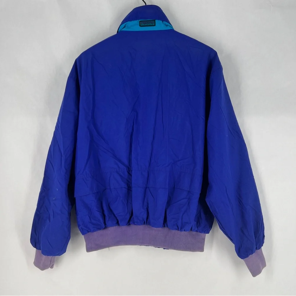 Pacific‎ Trail Vintage Barrier Cloth Jacket Blue Teal Windbreaker Men’s XL 90s